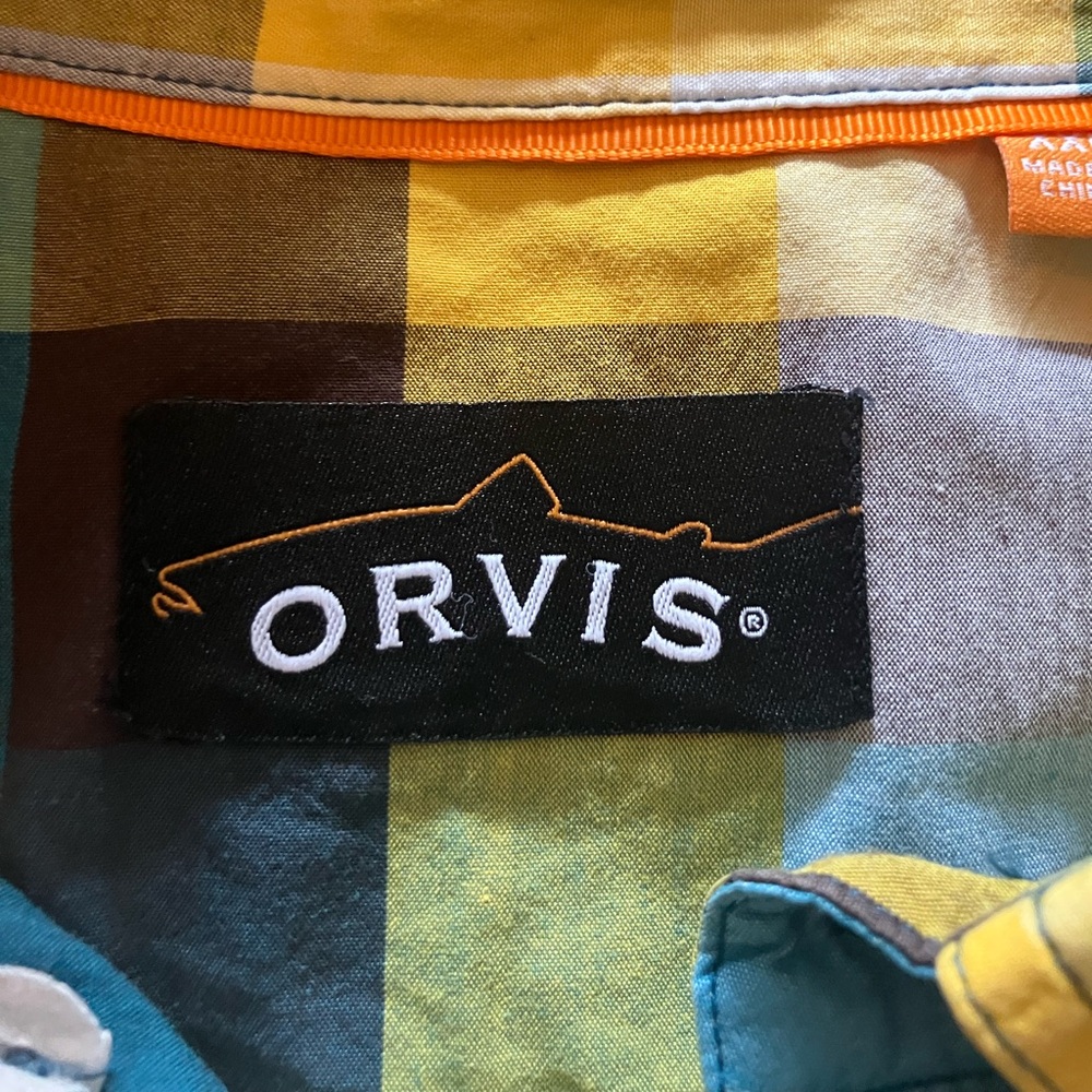 Men’s Orvis button-down shirt, size 2 XL